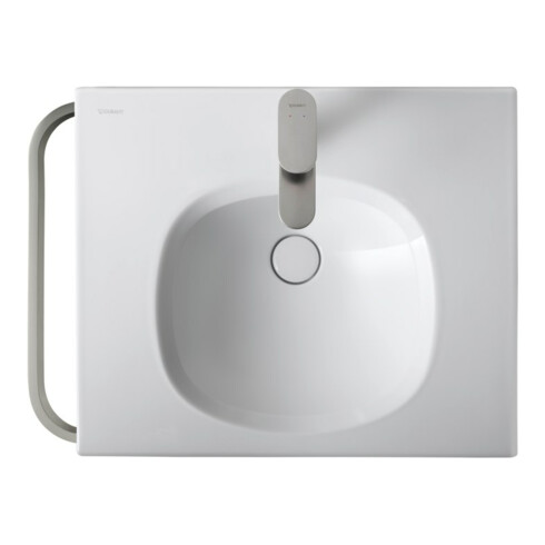 Duravit Mitigeur lavabo M Wave Bec 122 mm, avec vidage à tirette, ES courbé