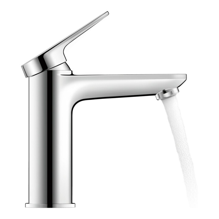 Duravit Mitigeur lavabo M Wave bec 122 mm, sans vidage, chrome
