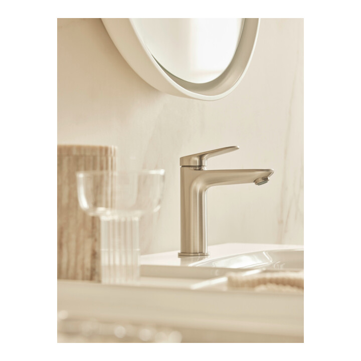 Duravit Mitigeur lavabo M Wave bec 122 mm, sans vidage, ES courbé