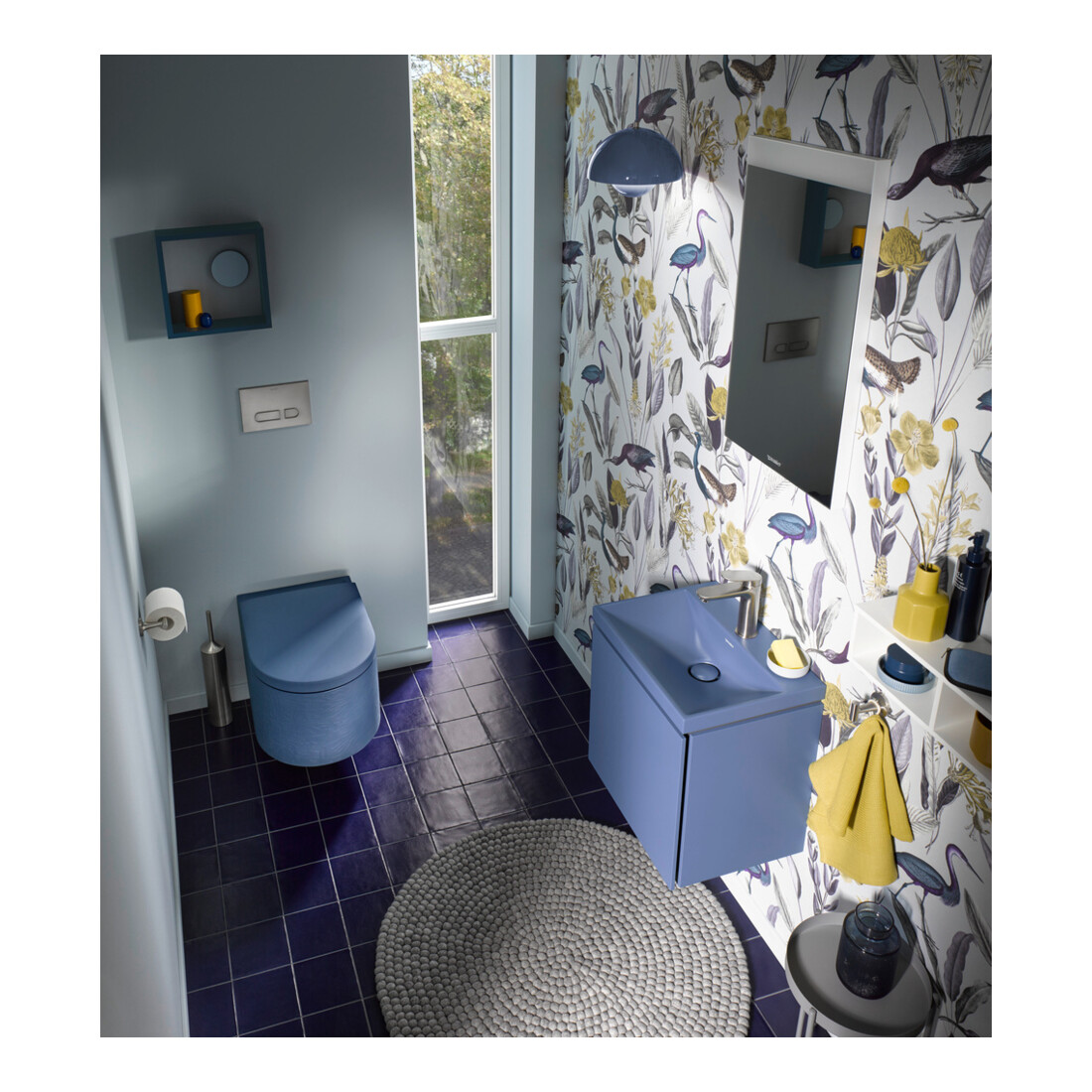 Duravit Mitigeur lavabo M Wave bec 122 mm, sans vidage, ES courbé