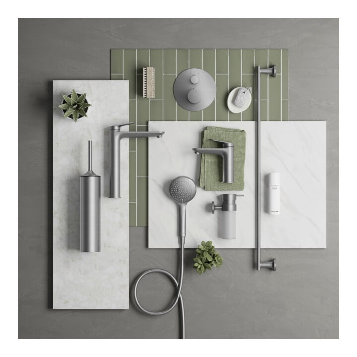 Duravit Mitigeur lavabo M Wave bec 122 mm, sans vidage, ES courbé