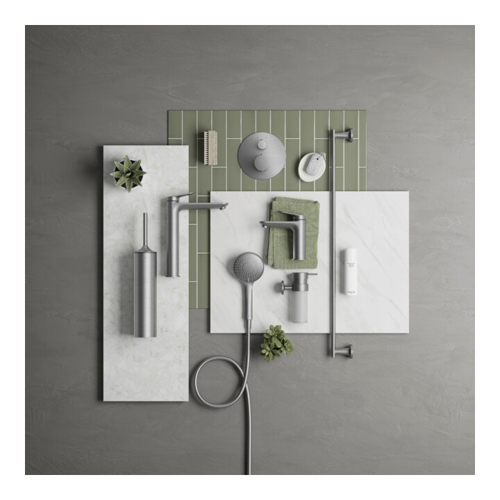 Duravit Mitigeur lavabo M Wave bec 122 mm, sans vidage, ES courbé