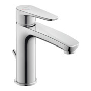 Duravit Mitigeur lavabo mono S FreshStart + -Flow B.1 m Bonde à tirette, chrome, 139 mm