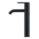 Duravit Mitigeur lavabo monocommande L C.1, bec 136 mm, sans vidage, noir mat