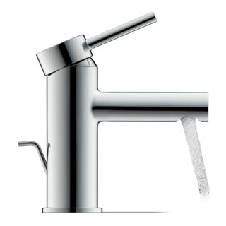 Duravit Mitigeur lavabo monocommande S Circle m avec vidage, bec 100 mm, chrome brillant