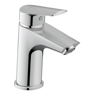 Duravit Mitigeur lavabo monotrou No. 1 S MinusFlow sans vidage, bec 100 mm, chrome