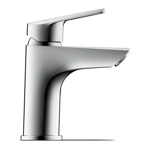 Duravit Mitigeur lavabo monotrou No. 1 S MinusFlow sans vidage, bec 100 mm, chrome