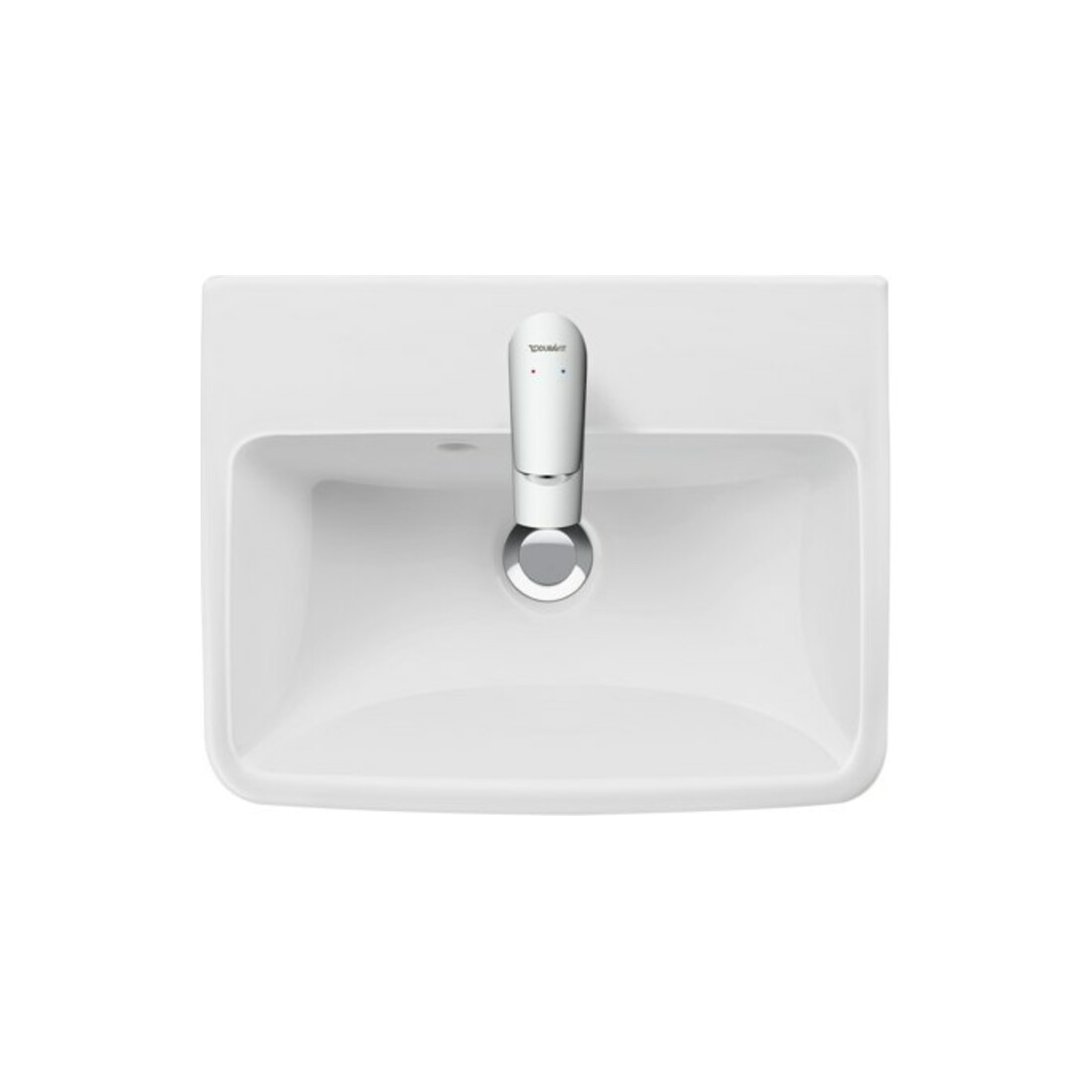 Duravit Mitigeur lavabo monotrou No. 1 S MinusFlow sans vidage, bec 100 mm, chrome