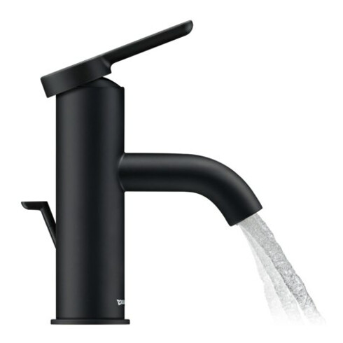 Duravit Mitigeur lavabo S C.1 bec 91 mm, avec vidage à tirette, noir mat