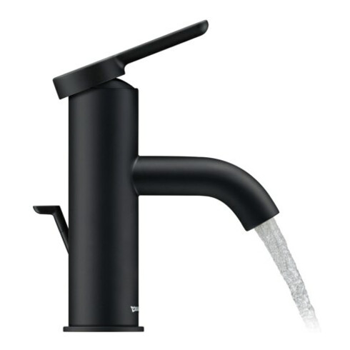 Duravit Mitigeur lavabo S C.1 bec 91 mm, avec vidage à tirette, noir mat