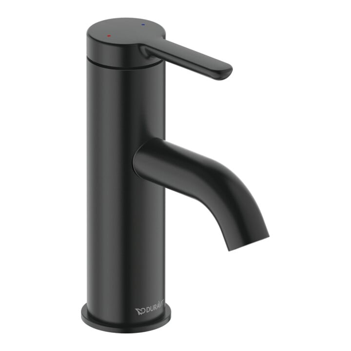 Duravit Mitigeur lavabo S C.1, bec 91 mm, sans vidage, noir mat
