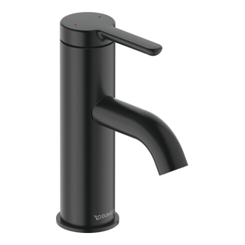 Duravit Mitigeur lavabo S C.1, bec 91 mm, sans vidage, noir mat