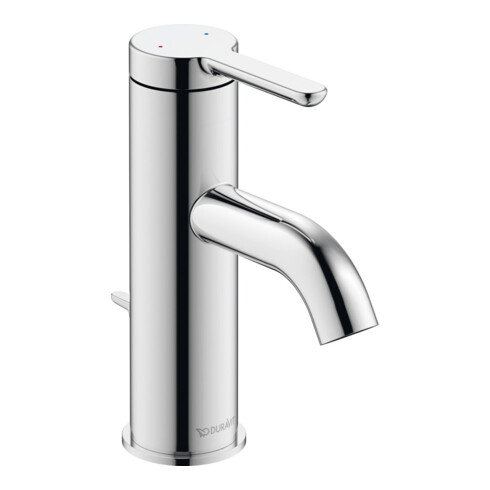 Duravit Mitigeur lavabo S C.1 bec 91mm, avec vidage à tirette, chrome