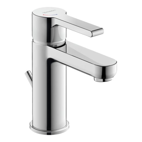 Duravit Mitigeur lavabo S Fresh + -Flow B.2 m, tirette, chrome, sortie 101 mm