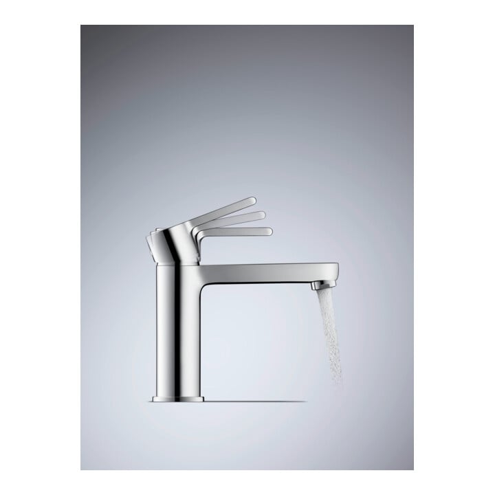Duravit Mitigeur lavabo S Fresh + -Flow B.2 m, tirette, chrome, sortie 101 mm