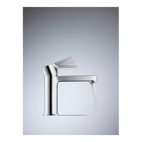 Duravit Mitigeur lavabo S Fresh + -Flow B.2 sans tirette, bec 101 mm, chrome