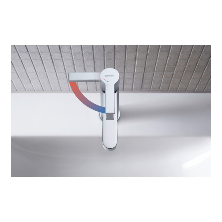 Duravit Mitigeur lavabo S Fresh + -Flow B.2 sans vidage, bec 139 mm, chrome