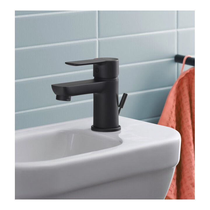 Duravit Mitigeur lavabo S Fresh + -Flow D-Code avec vidage 95 mm, céramique