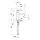 Duravit Mitigeur lavabo S Fresh u. -Flow Balcoon bec 123 mm, sans tirette, mat noir-3