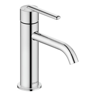 Duravit Mitigeur lavabo S Fresh u. -Flow Balcoon bec 123 mm, sans vidage, chrome brillant