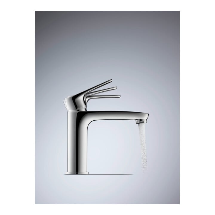 Duravit Mitigeur lavabo S FreshStart + -Flow B.1 sans vidage, bec 101 mm, chrome
