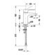 Duravit Mitigeur lavabo S FreshStart + -Flow B.1 sans vidage, bec 101 mm, chrome