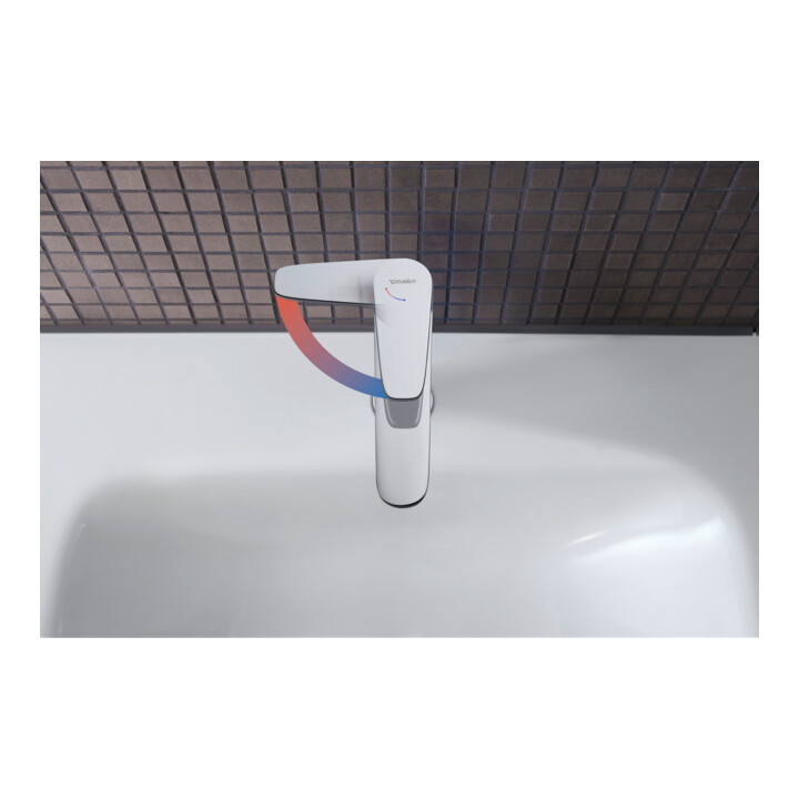 Duravit Mitigeur lavabo S FreshStart + -Flow B.1 sans vidage, bec 139mm, chrome