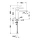 Duravit Mitigeur lavabo S FreshStart + -Flow B.1 sans vidage, bec 139mm, chrome