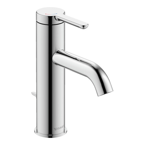 Duravit Mitigeur lavabo S FreshStart + -Flow C.1 bec 113 mm, avec tirette, chrome