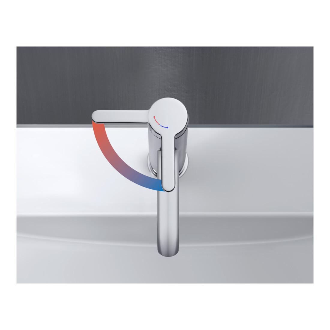 Duravit Mitigeur lavabo S FreshStart + -Flow C.1 Bec 91 mm, avec vidage, chrome