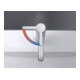 Duravit Mitigeur lavabo S FreshStart + -Flow C.1 Bec 91 mm, sans vidage, chrome