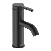 Duravit Mitigeur lavabo S FreshStart + -Flow C.1 Bec 91mm, sans tirette, noir mat-1