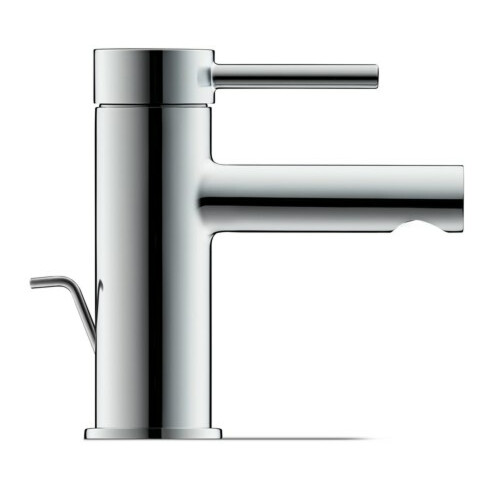 Duravit Mitigeur lavabo S MinusFlow Circle avec tirette, bec 100 mm, chrome brillant