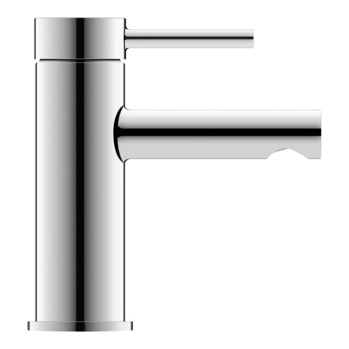 Duravit Mitigeur lavabo S MinusFlow Circle sans tirette, bec 100 mm, chrome brillant