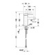 Duravit Mitigeur lavabo S MinusFlow Circle sans tirette, bec 100 mm, chrome brillant-3