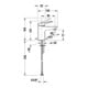 Duravit Mitigeur lavabo S Wave, bec 95 mm, sans tirette, garantie ES-3