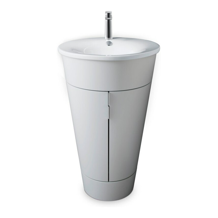 Duravit Mitigeur lavabo Tulum M Bec 135 mm, sans vidage, chrome