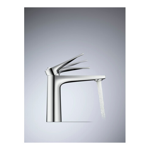 Duravit Mitigeur lavabo Tulum M Bec 135 mm, sans vidage, chrome