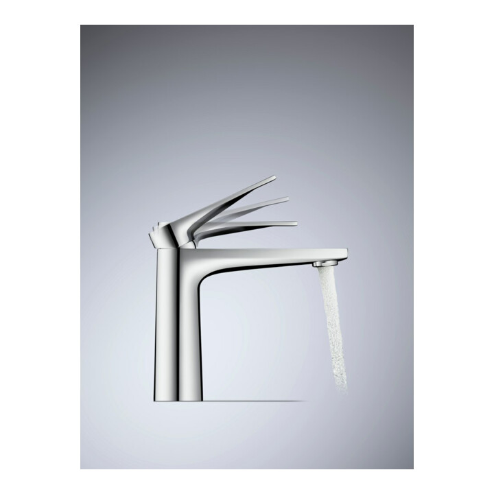 Duravit Mitigeur lavabo Tulum M Bec 135 mm, sans vidage, chrome