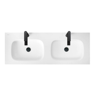 Duravit Mitigeur lavabo Tulum M, bec 135 mm, sans vidage, noir mat