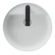 Duravit Mitigeur lavabo Tulum M, bec 135 mm, sans vidage, noir mat