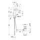 Duravit Mitigeur lavabo Tulum S, bec 110 mm, avec vidage à tirette, noir mat-3