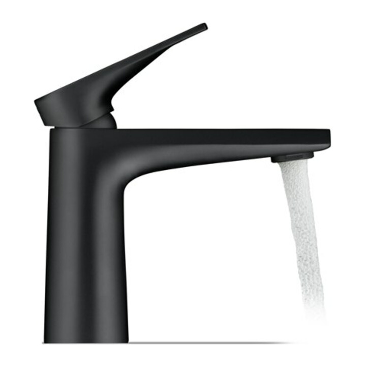 Duravit Mitigeur lavabo Tulum S Fresh bec 110 mm, sans vidage, noir mat