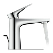 Duravit Mitigeur lavabo Tulum S sortie 110 mm, avec vidage à tirette, chrome