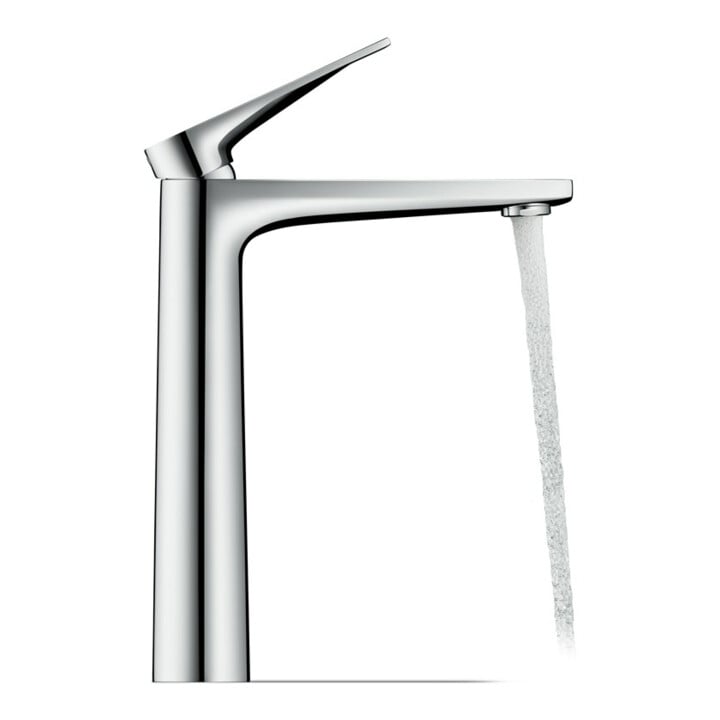 Duravit Mitigeur lavabo Tulum XL bec 155 mm, sans vidage, chrome