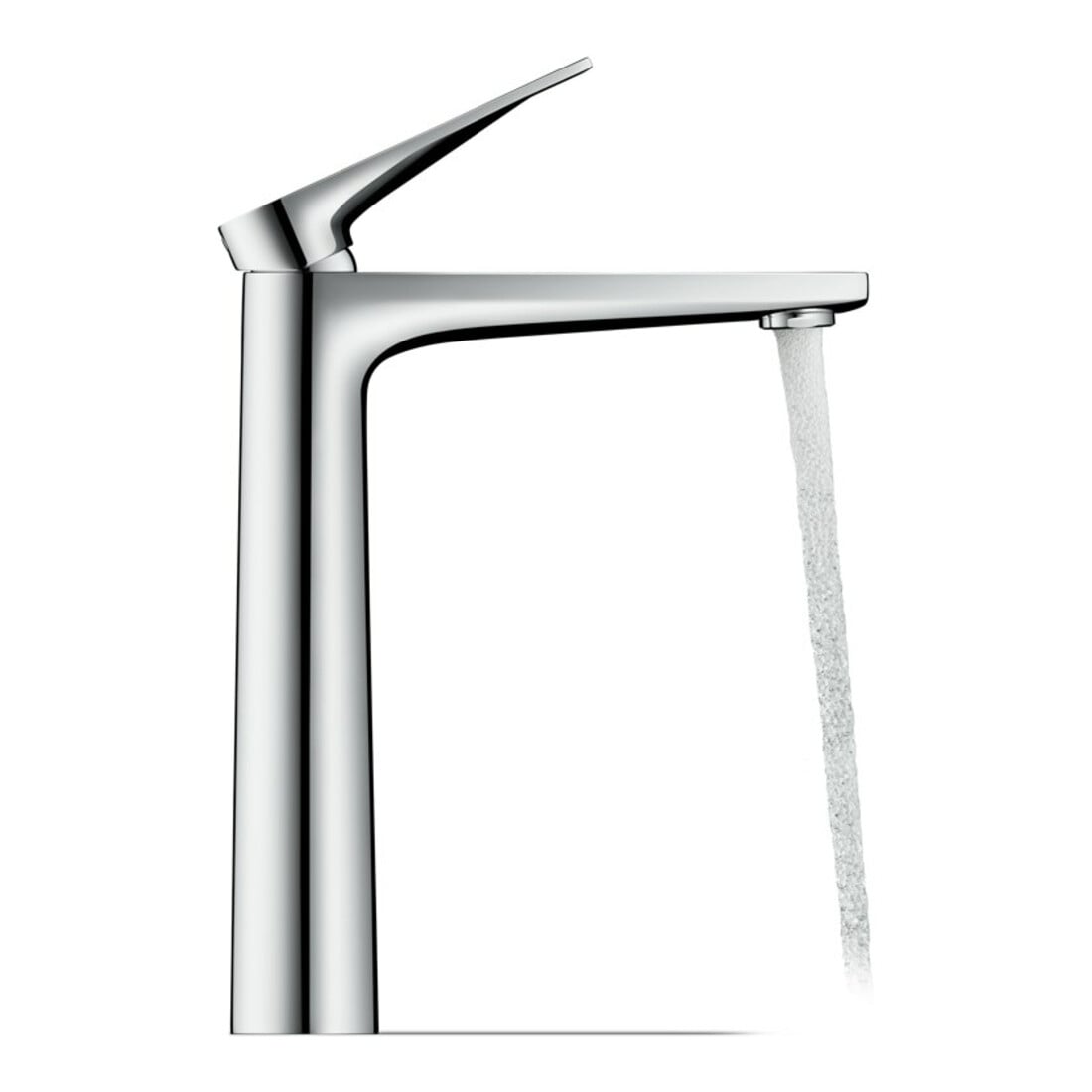 Duravit Mitigeur lavabo Tulum XL bec 155 mm, sans vidage, chrome