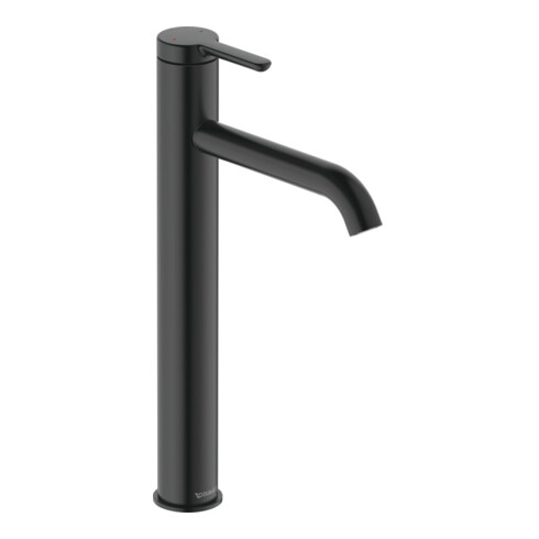 Duravit Mitigeur lavabo XL C.1 bec 166 mm, sans garniture vidage, noir mat