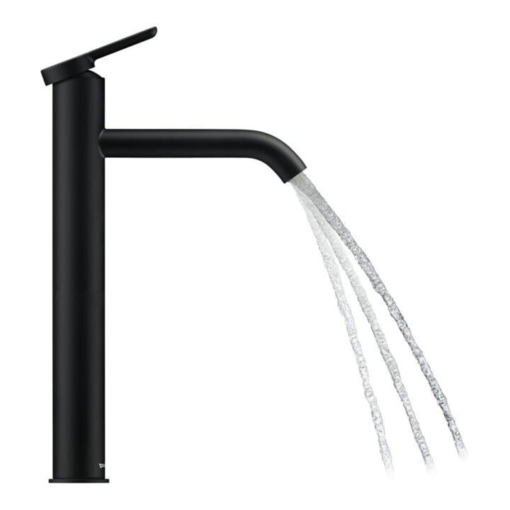 Duravit Mitigeur lavabo XL C.1 bec 166 mm, sans garniture vidage, noir mat