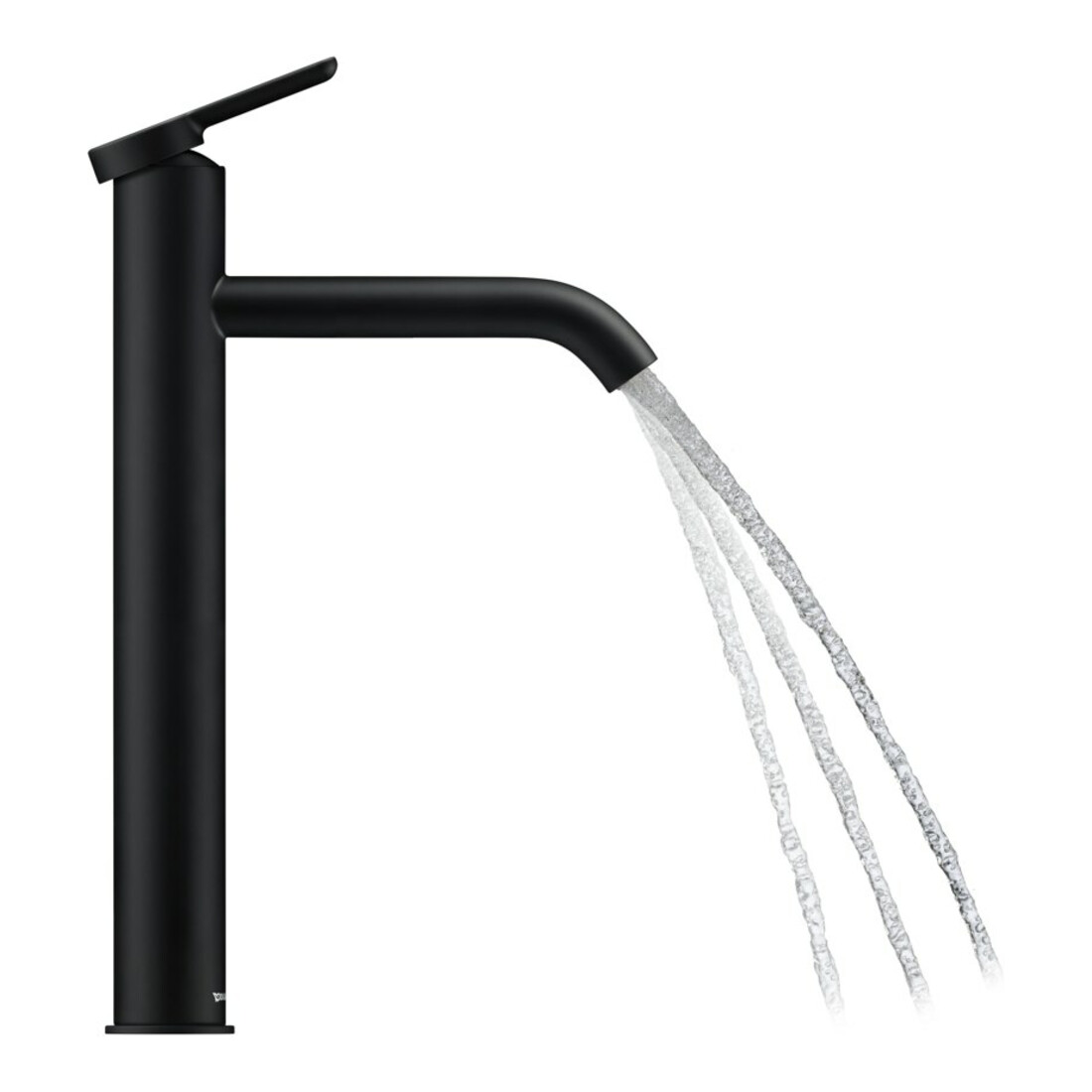 Duravit Mitigeur lavabo XL C.1 bec 166 mm, sans garniture vidage, noir mat