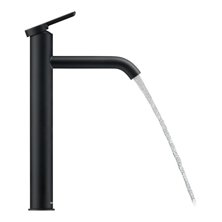 Duravit Mitigeur lavabo XL C.1 bec 166 mm, sans garniture vidage, noir mat